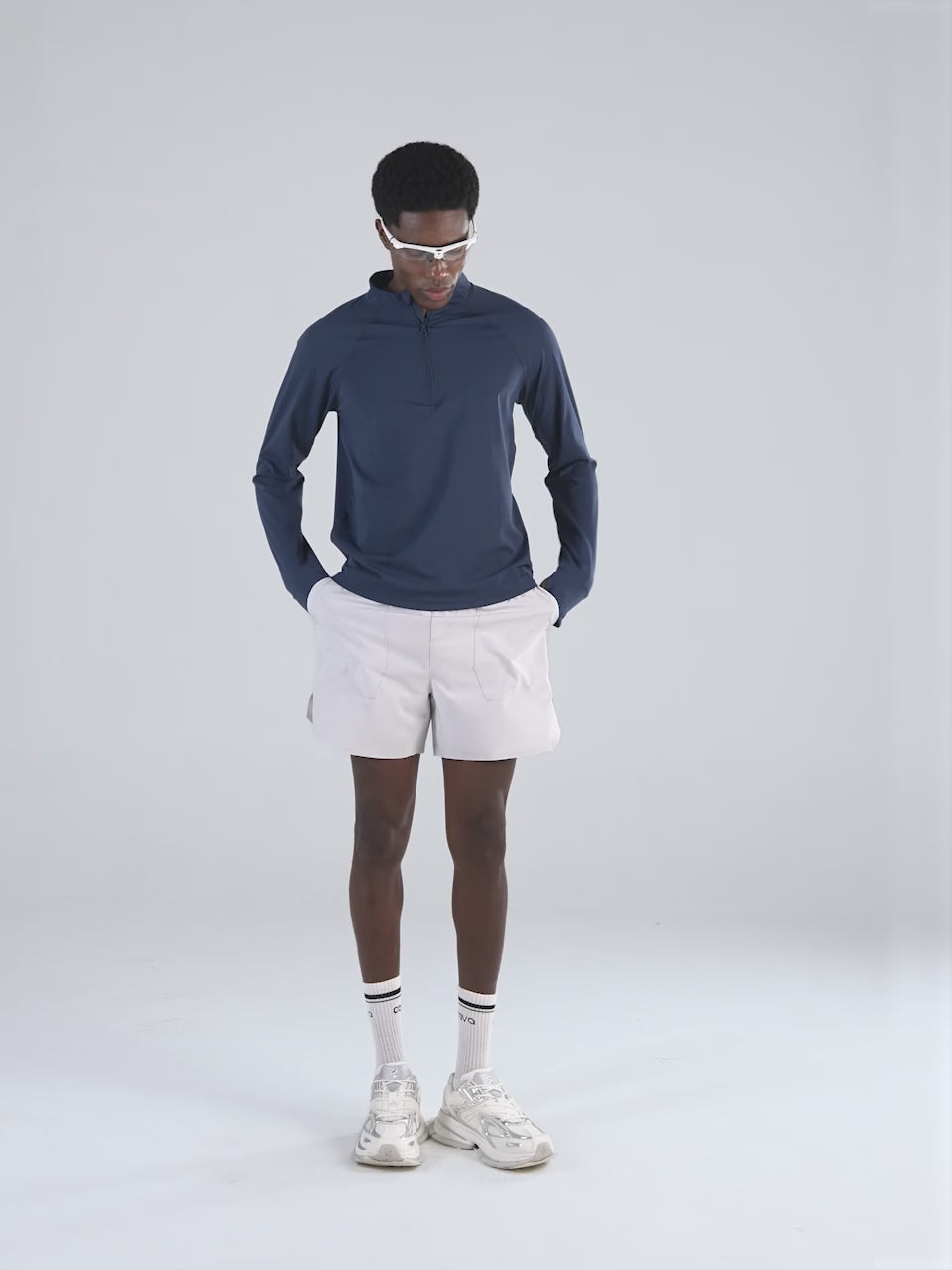 Navy Athletic Quarter-Zip