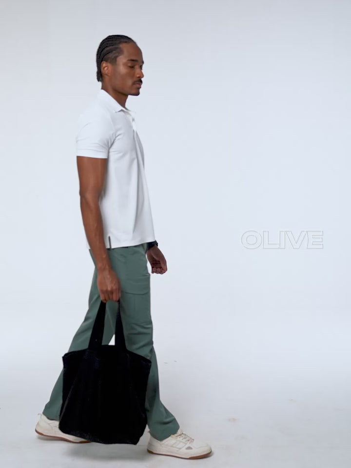 Olive Stride Cargo Pants