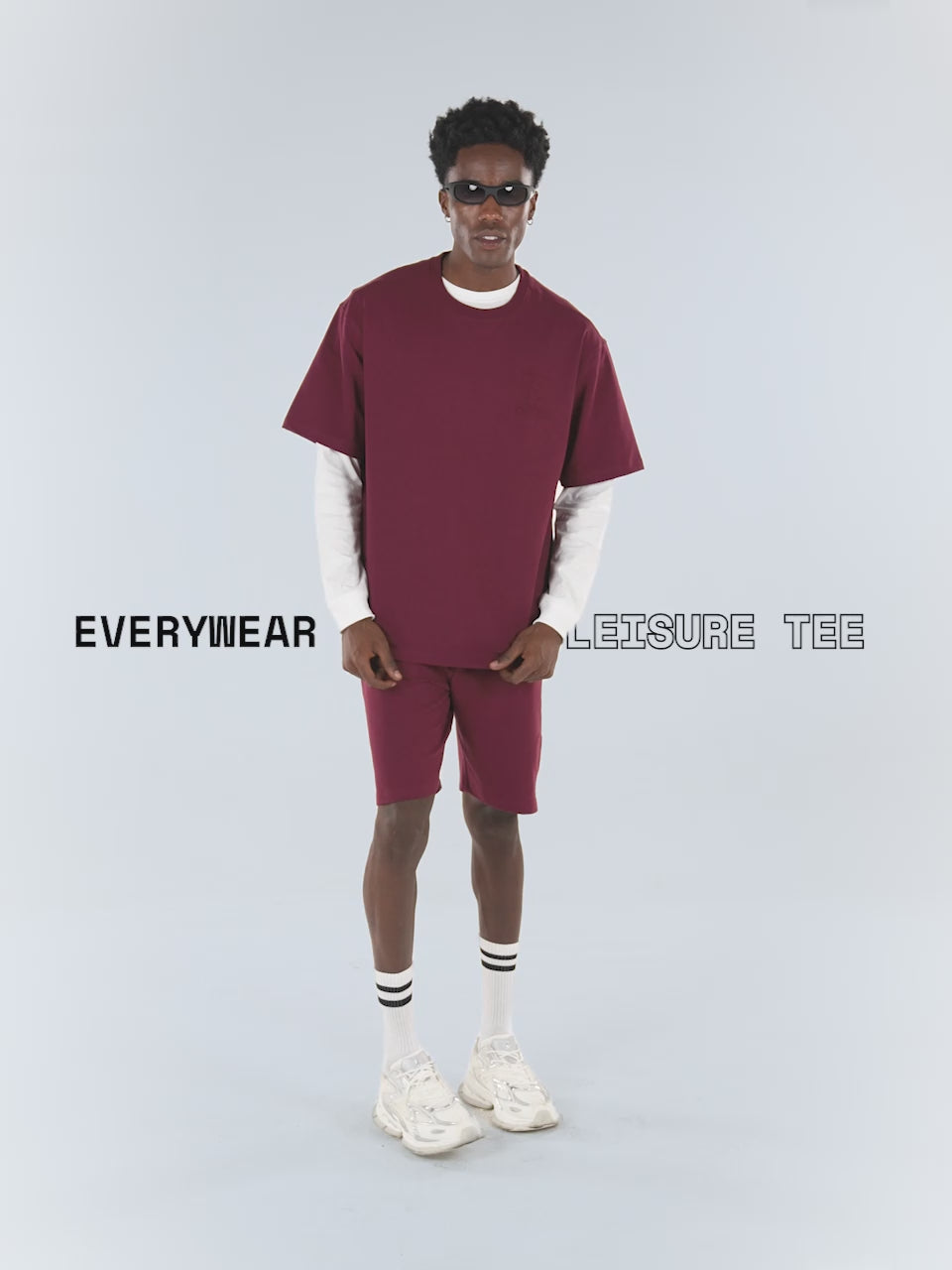 Maroon Everywear Leisure Tee