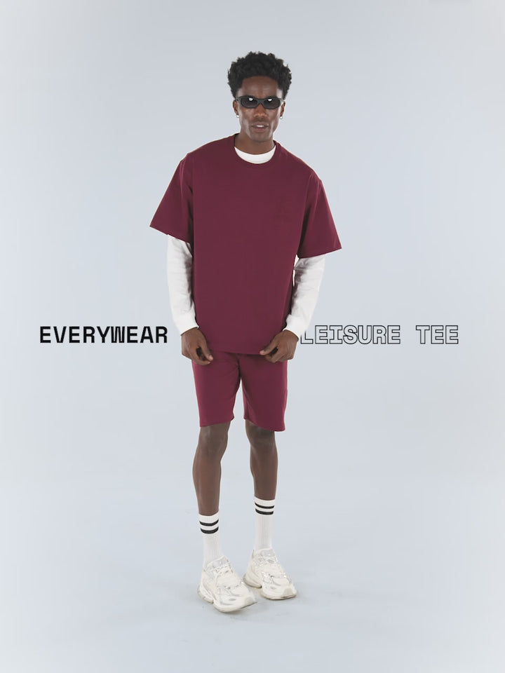 Maroon Everywear Leisure Tee