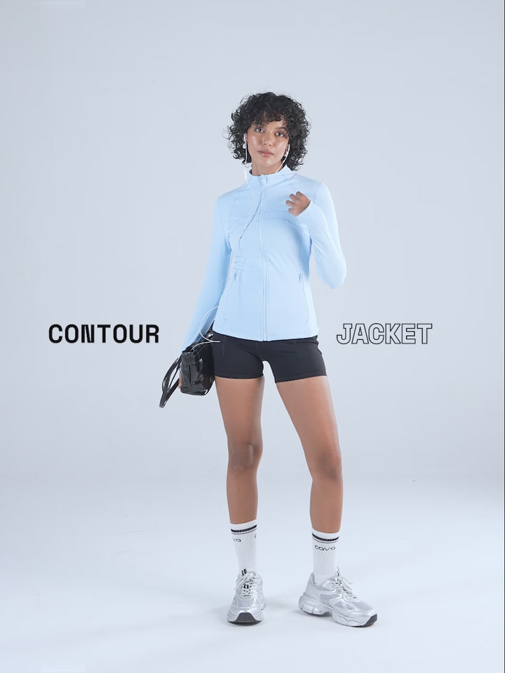 Ice Blue Contour Jacket