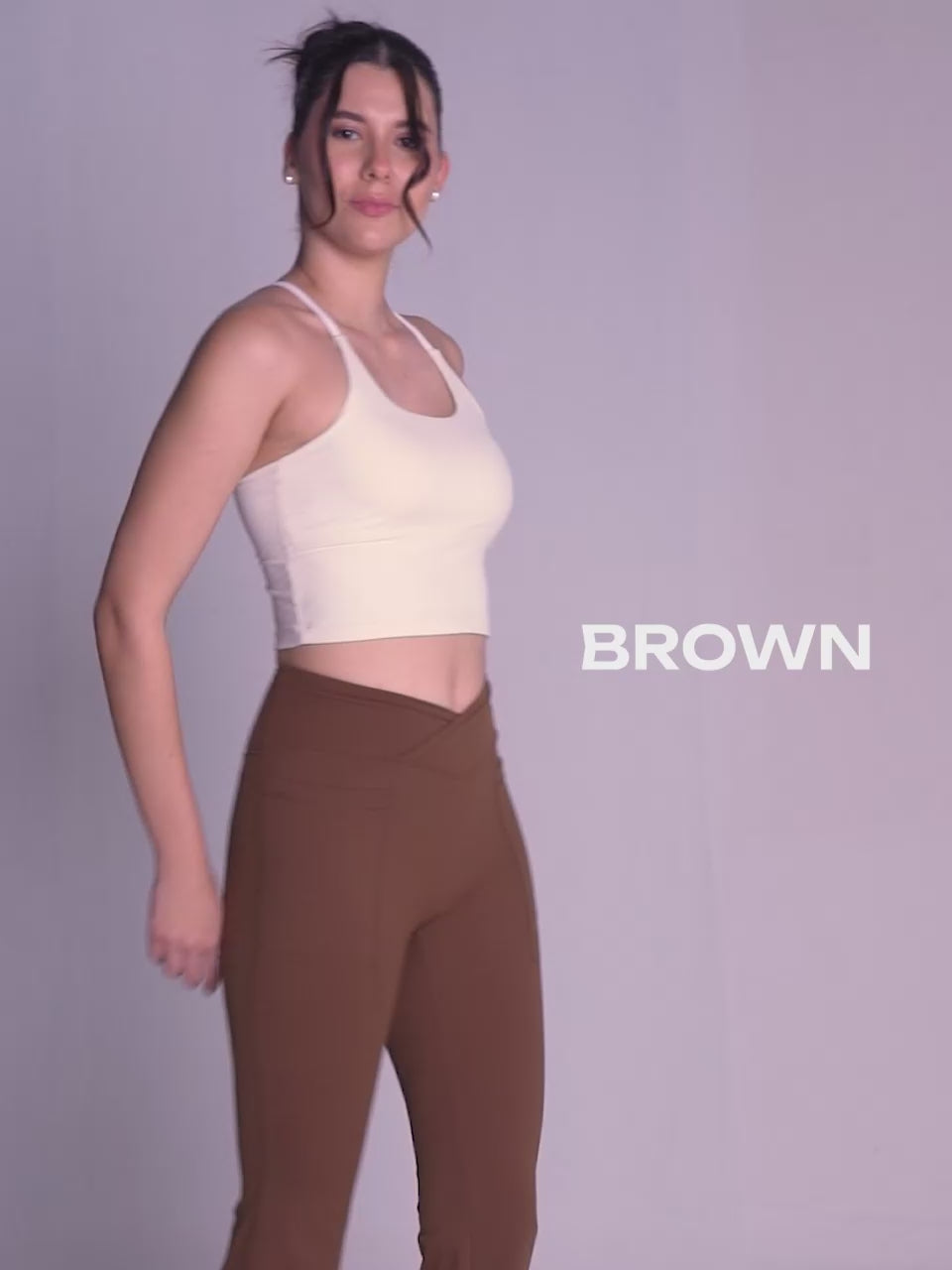 Brown Extra Tall Hourglass Leggings