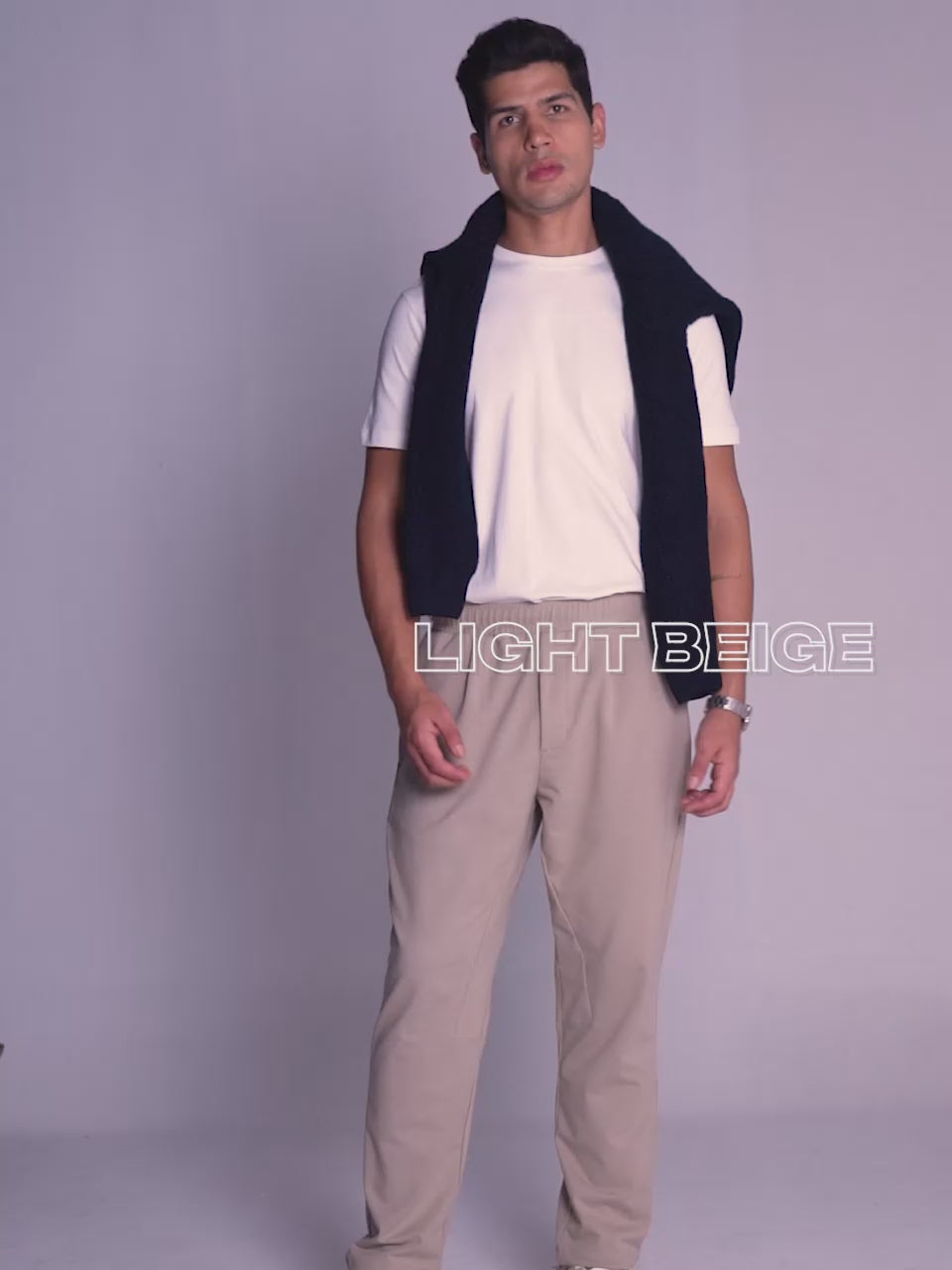 Light Beige Everywear Joggers