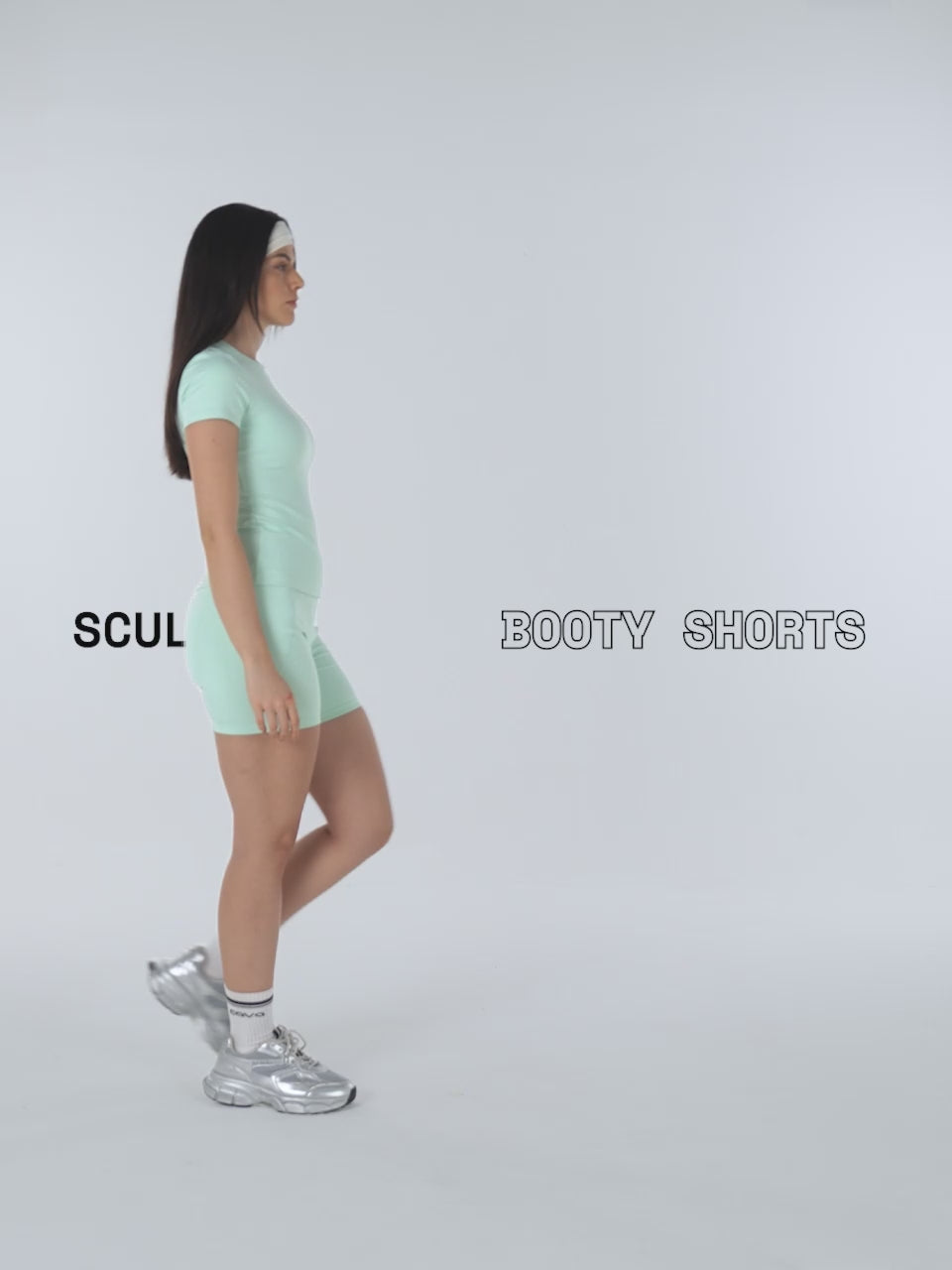 Mint Sculpt Booty Shorts