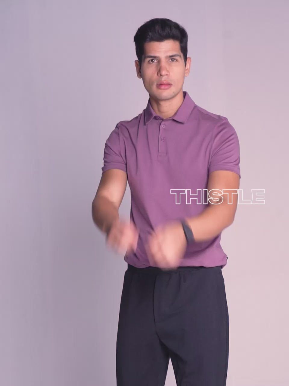 Thistle Supima Polo T-shirt