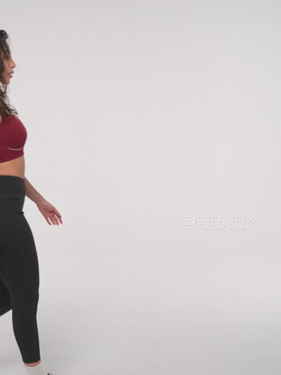 Cherry Studio Compression Sports Bra