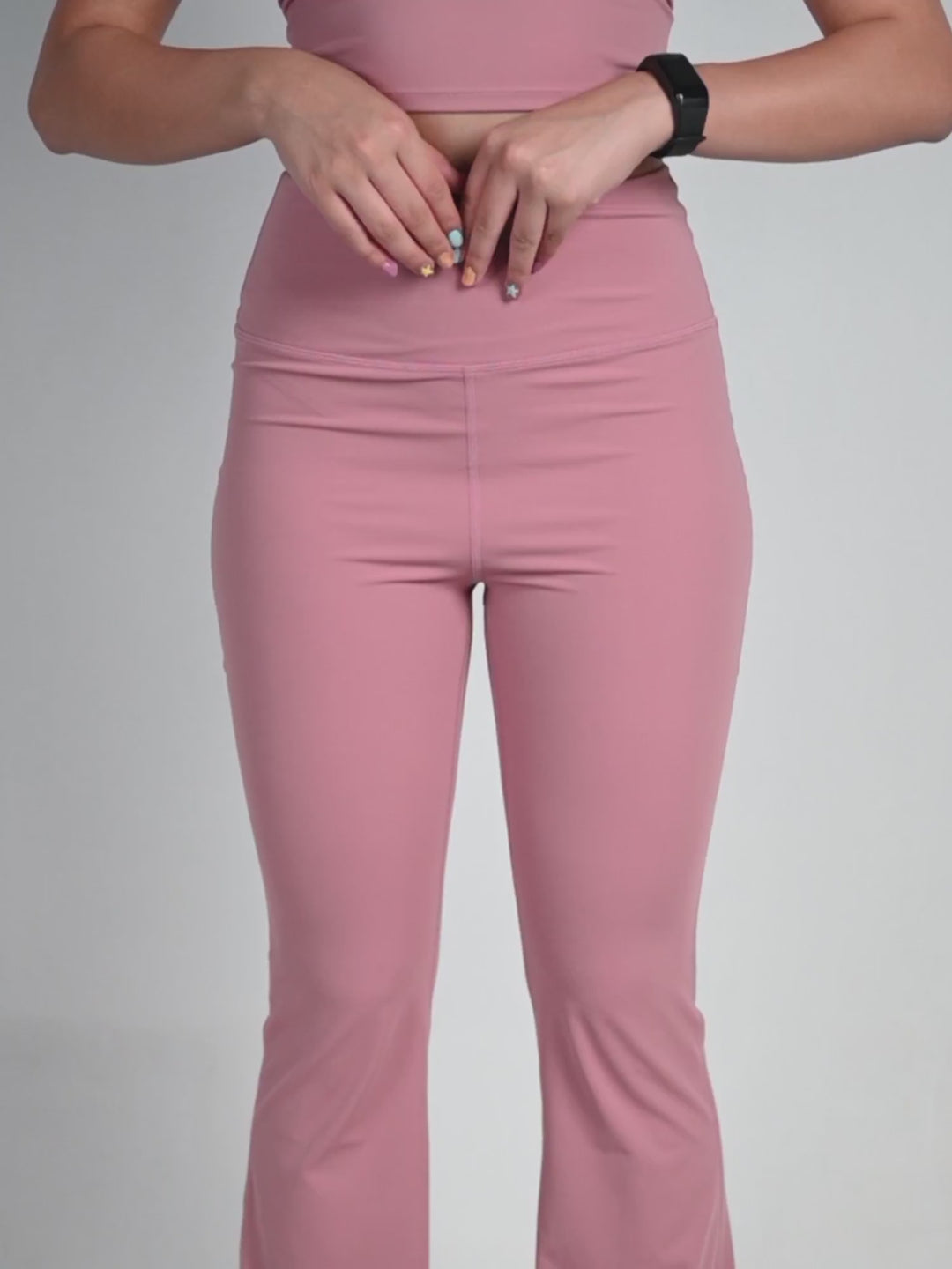 Pink All-In Bootcut Flare Pants