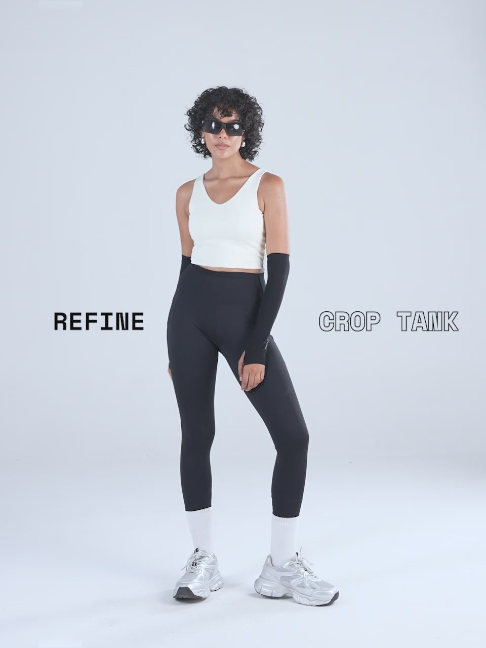 Ivory Refine Crop Tank