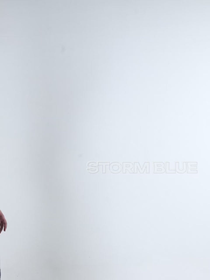 Storm Blue Sculpt V-Neck Top