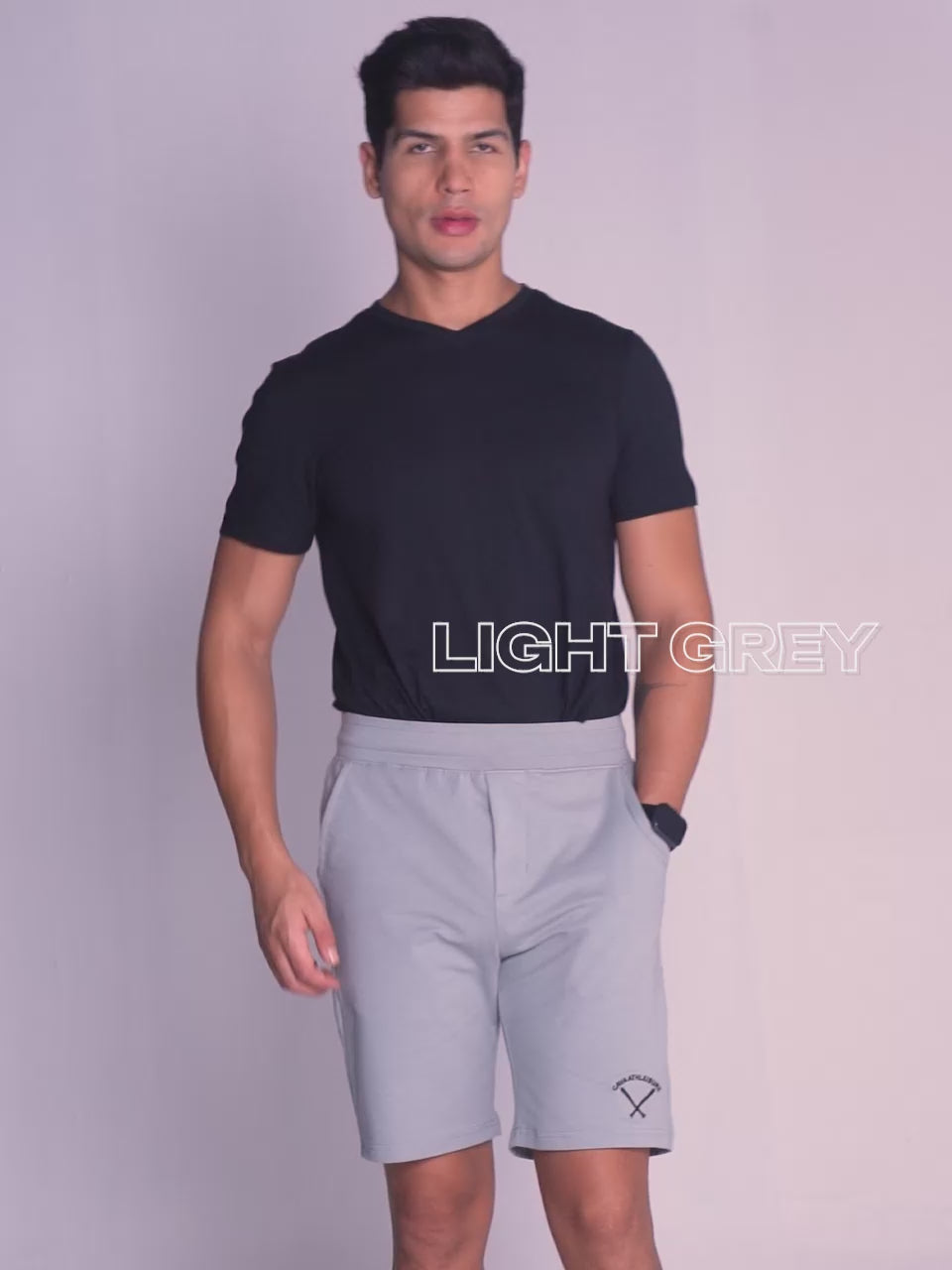 Light Grey Relax-in Shorts