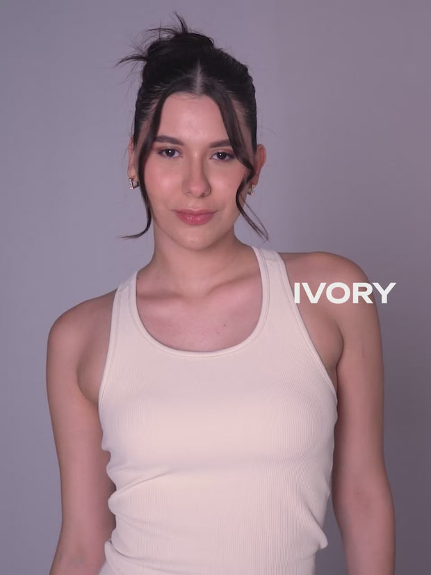 Ivory Tank-Us-Later Top | Effortless Chic – Buy Now | Cava