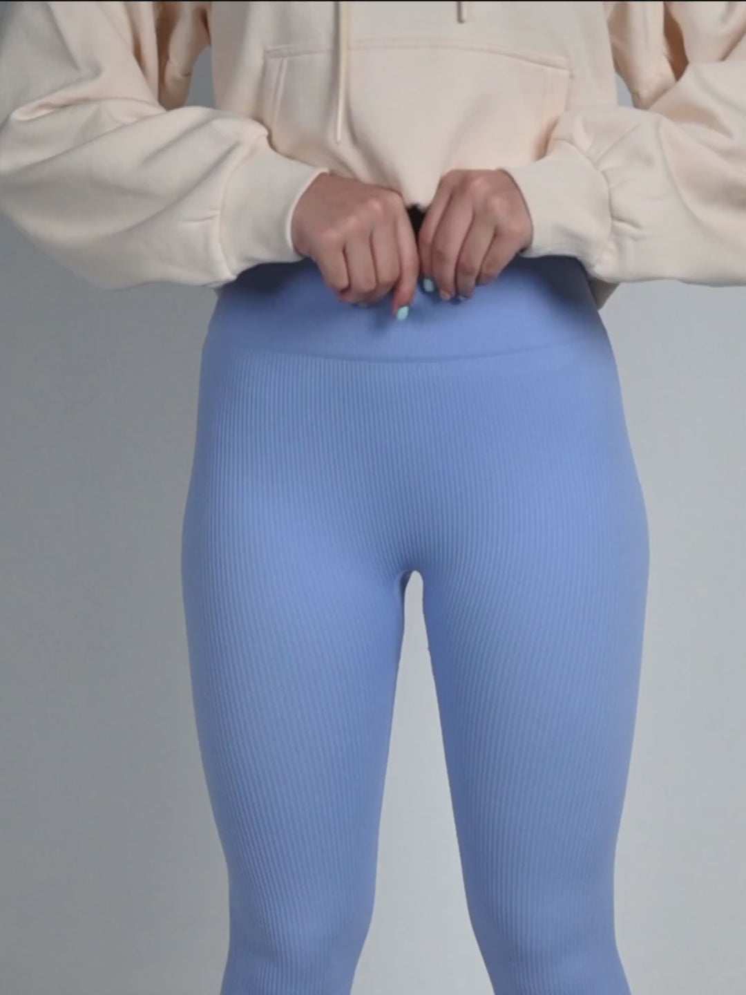 Lavender Seamless Cinched Leggings