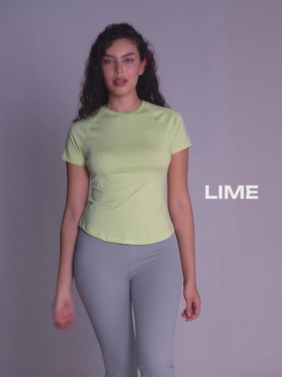 Lime Training Tee