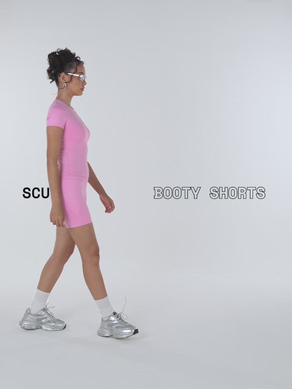 Pink Sculpt Booty Shorts
