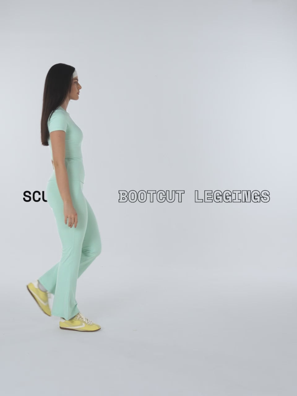 Mint Sculpt Bootcut Leggings
