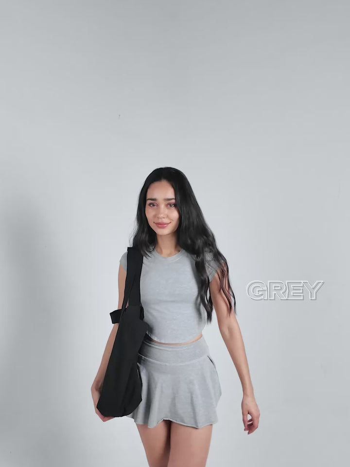 Grey Cotton Baby Tee