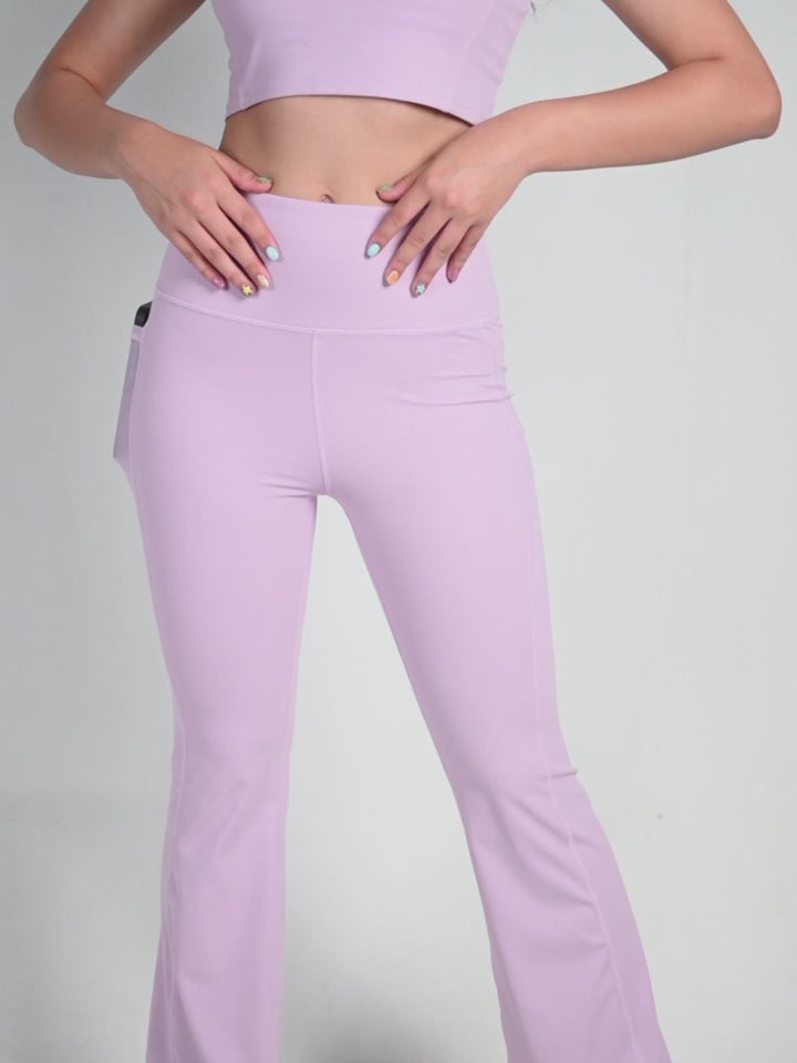 Lilac All-Day Flex Flare Pants