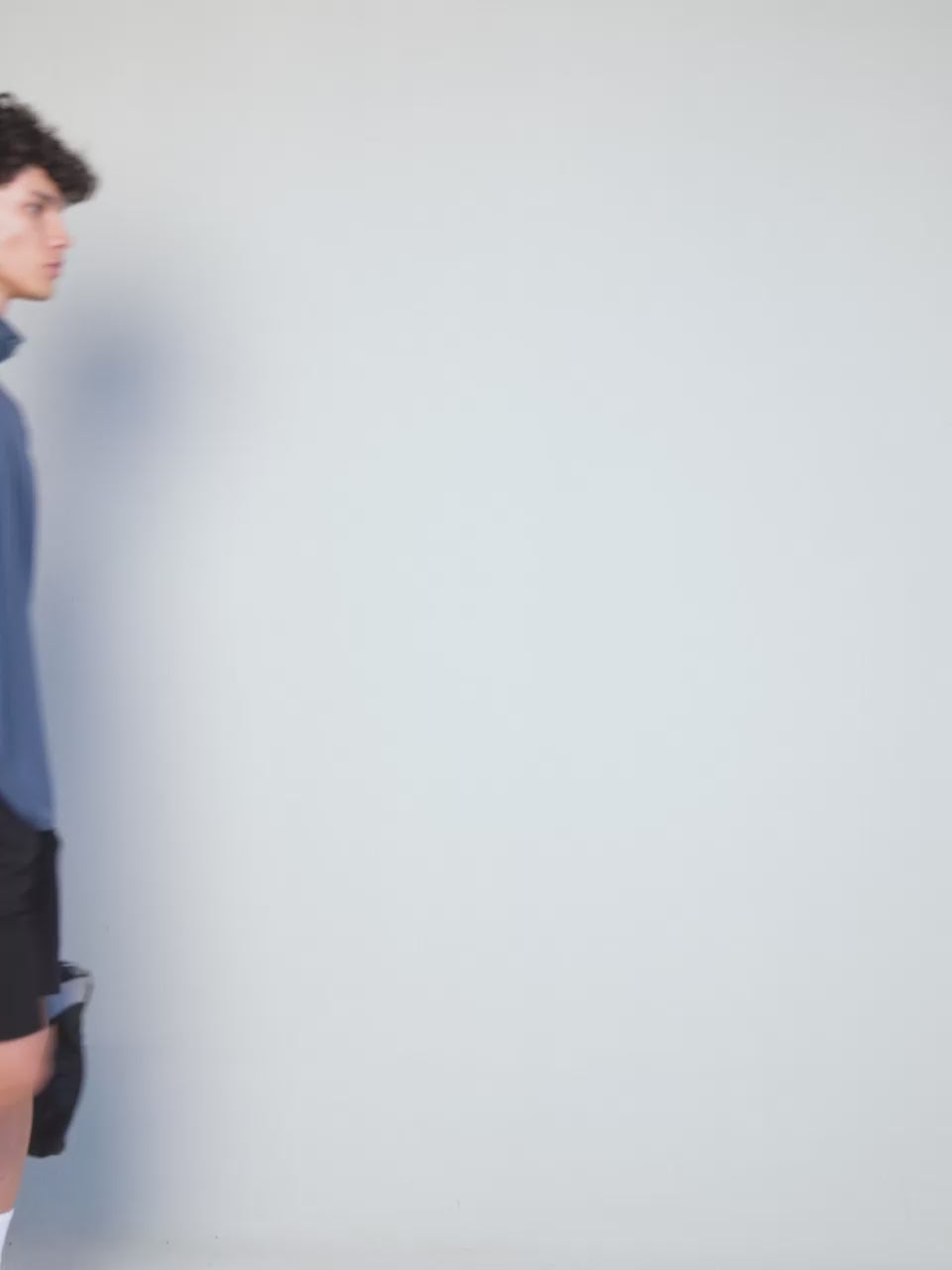 Petrol Blue Modal Half Zip