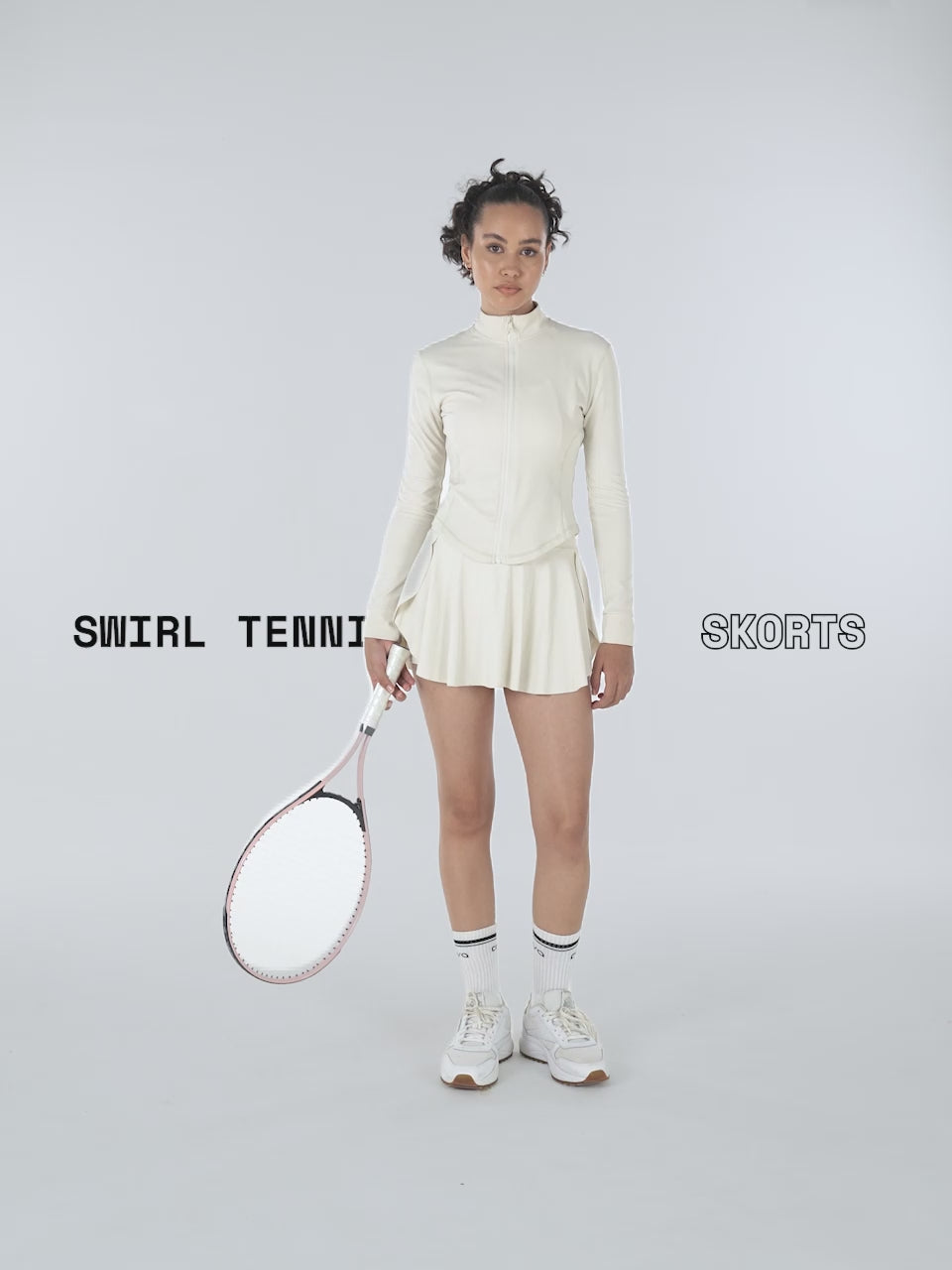 Ivory Swirl Tennis Skorts