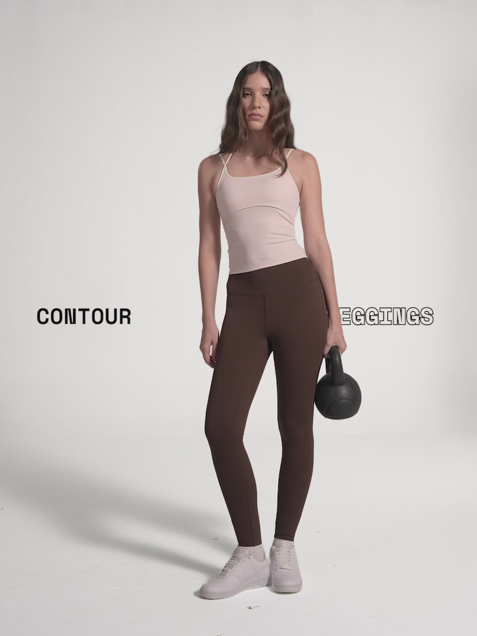 Brown Contour Snug Leggings
