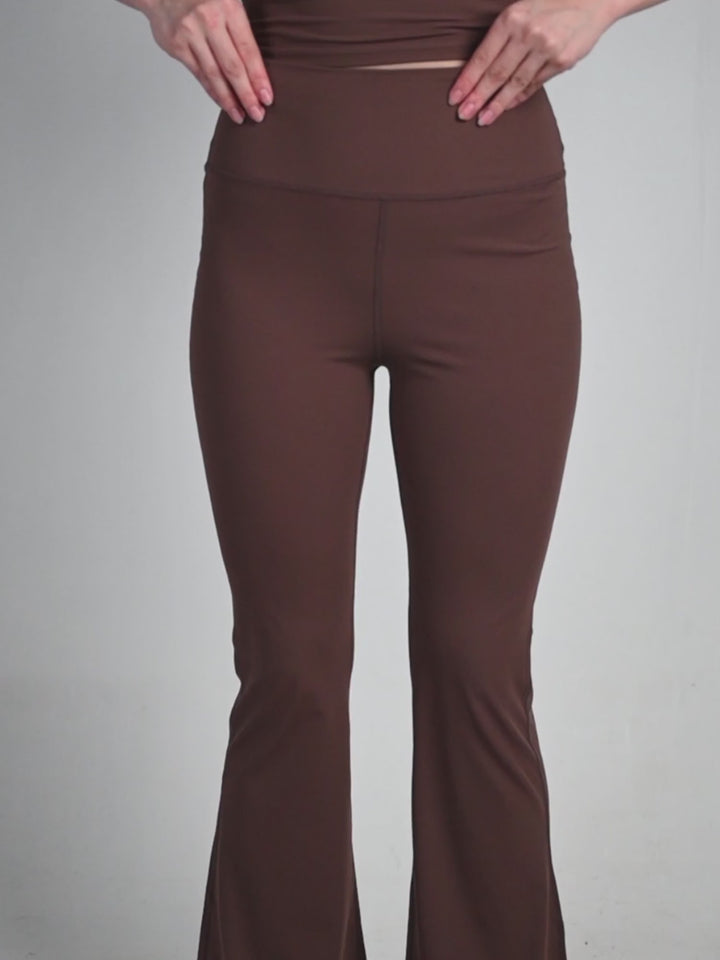 Brown All-In Bootcut Flare Pants