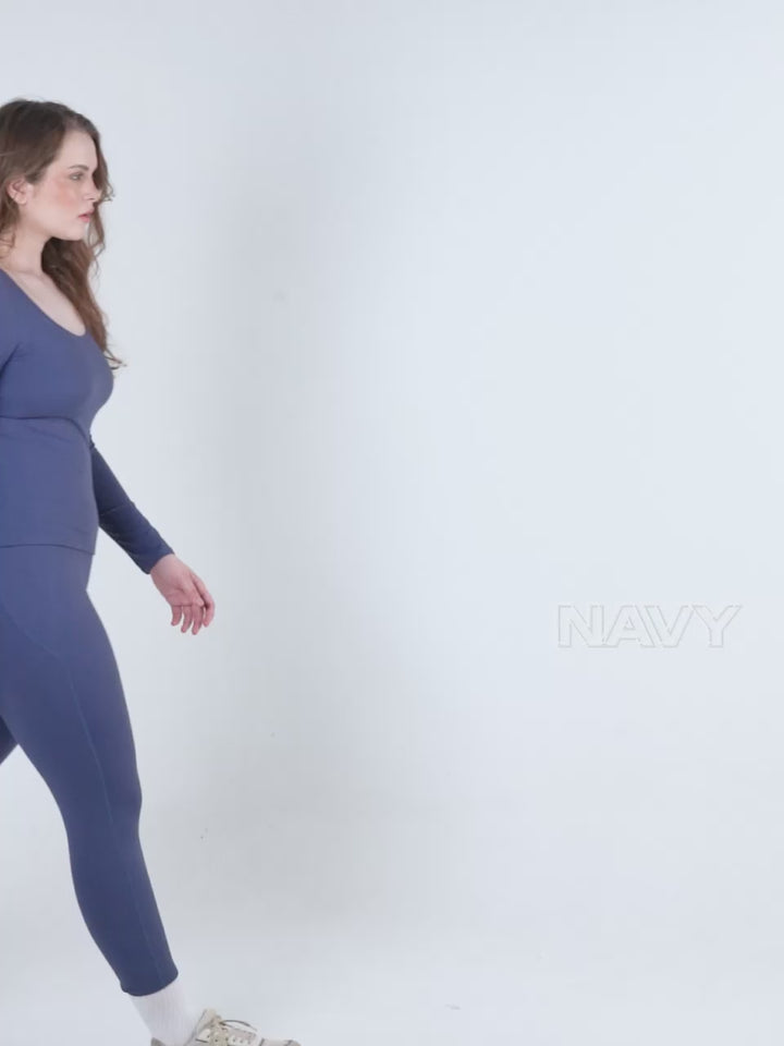 Navy Sculpt Core Leggings