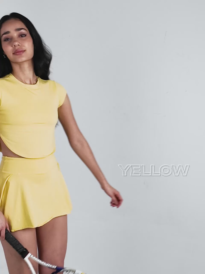 Yellow Cotton Baby Tee