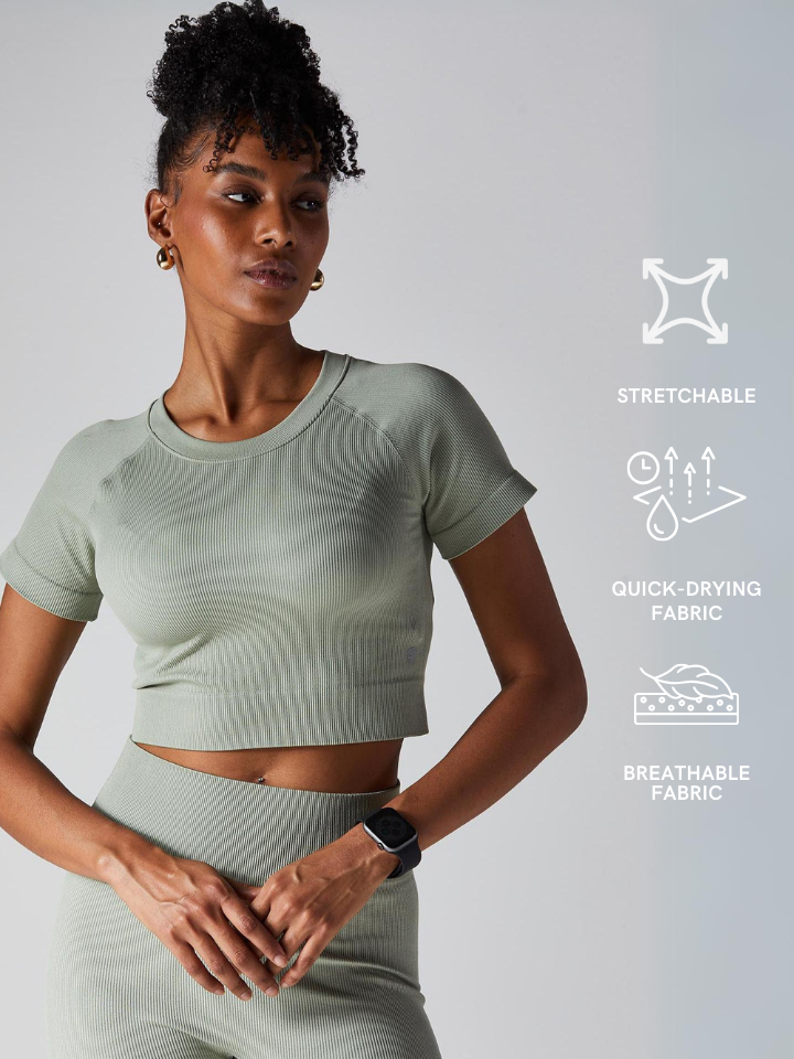 Sage Pulse Cropped T-shirt