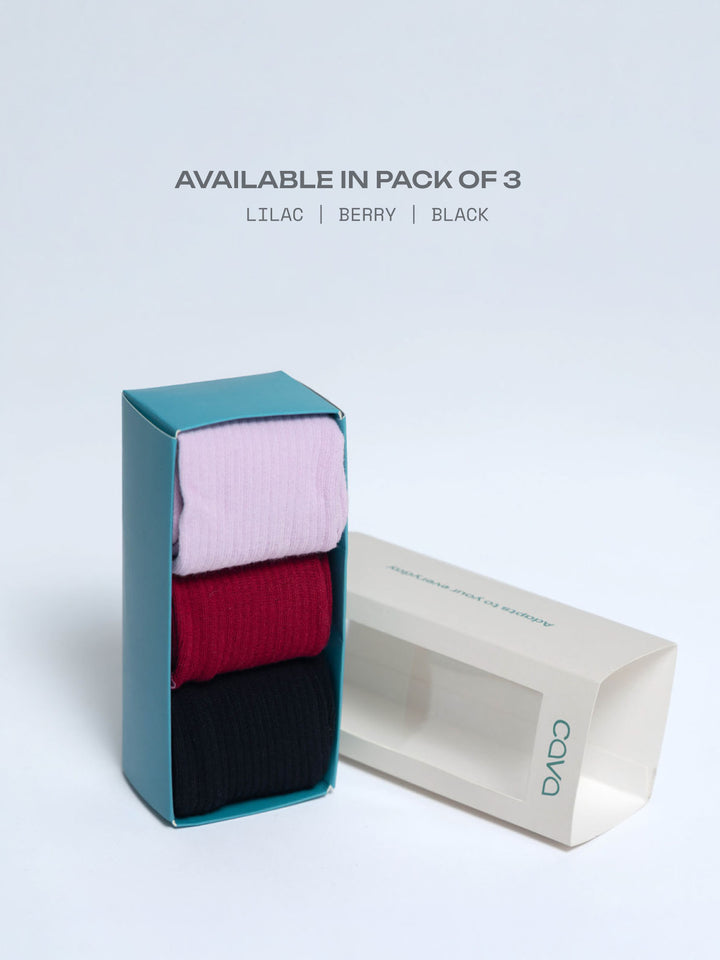 Cava Love Grip Socks - Pack of 3