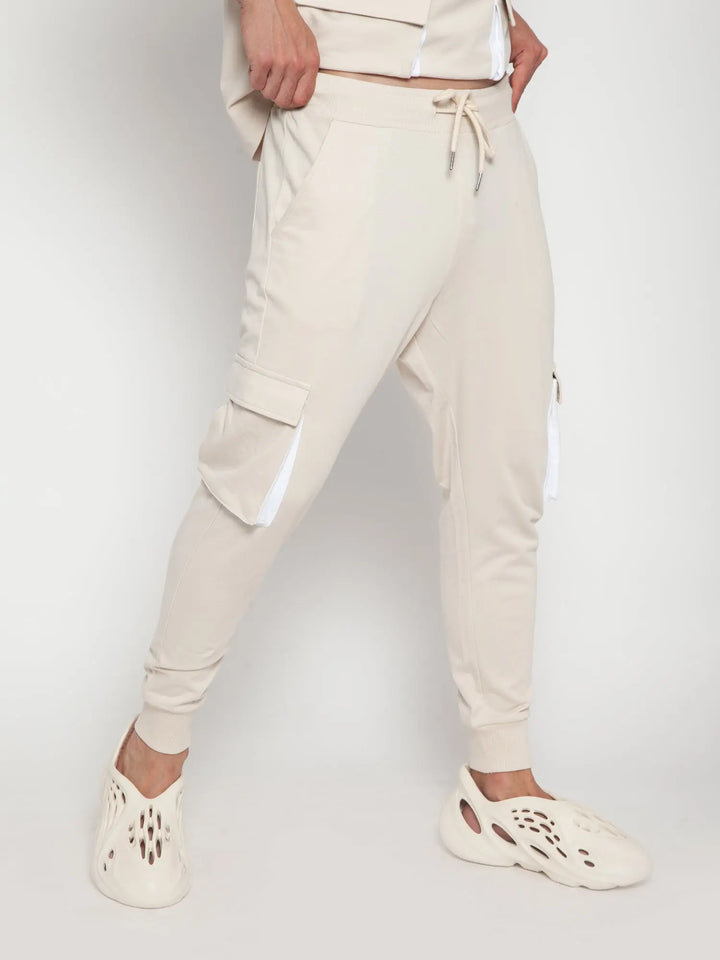 Beige Cargo Co-ord Set CAVA athleisure