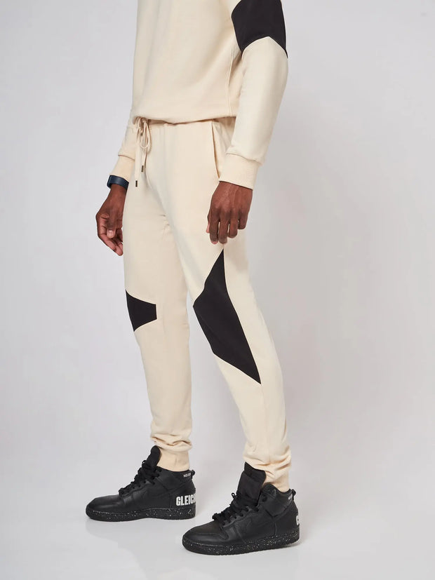 Beirut Beige and Black Patchwork Co-ord Set CAVA athleisure