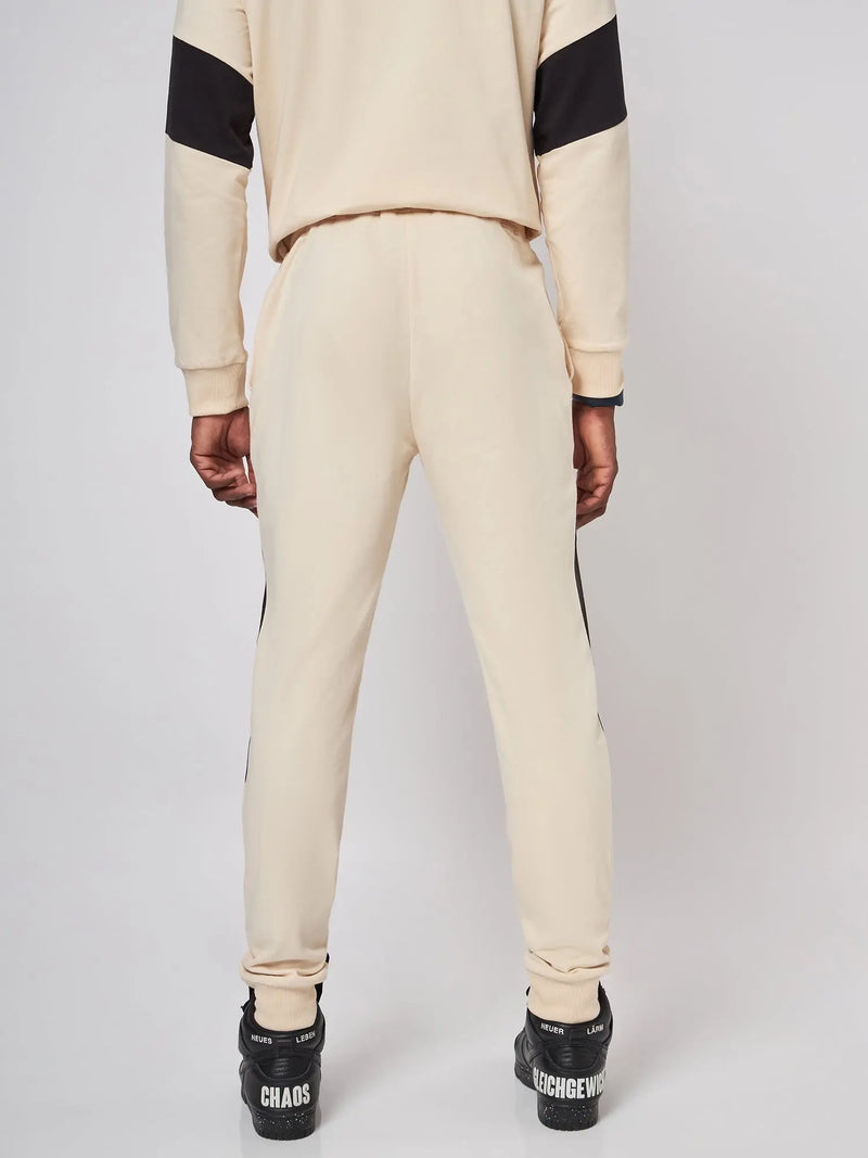 Beirut Beige and Black Patchwork Joggers CAVA athleisure