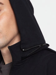 Black Removable Hooded Jacket CAVA athleisure
