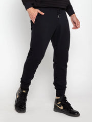 Black Slim Fit Jogger CAVA athleisure