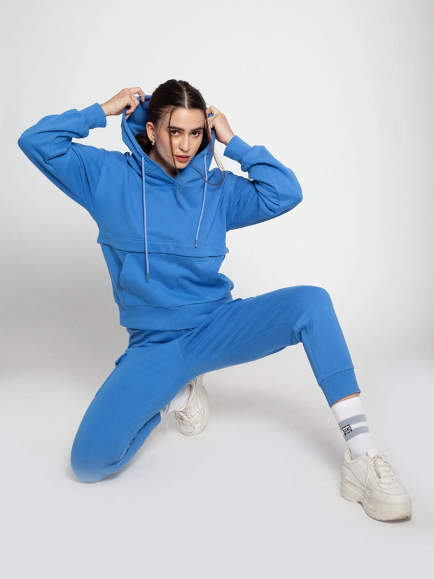 Blue Adjustable Length Hoodie CAVA athleisure
