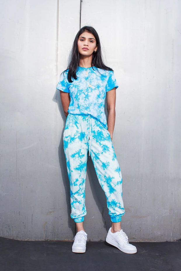 Blue Tie-Dye Tee CAVA athleisure
