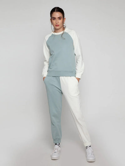 Blue + Cream Split Set CAVA athleisure