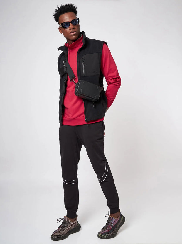 Boston Black Reflex Joggers CAVA athleisure