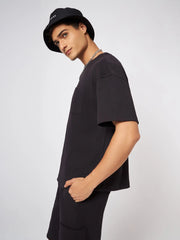 Boston Black Waffle T-shirt CAVA athleisure