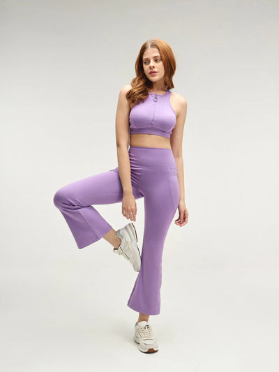 Croatia Purple Sculpt Active Co-ord Set CAVA athleisure