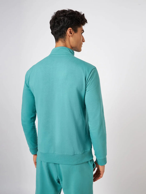 Ibiza Turquoise Reflex Sweatshirt CAVA athleisure