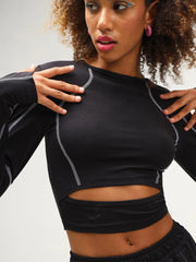 Kenya Black Cyber Punk Co-ord Set CAVA athleisure