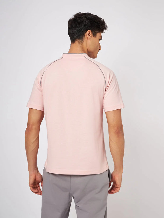 Kyoto Pink Raglan T-shirt CAVA athleisure