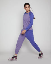 Lilac + Very Peri Split Sweatshirt CAVA athleisure