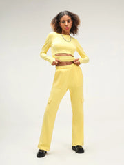 Mexico Yellow Cyber Punk Co-ord Set CAVA athleisure