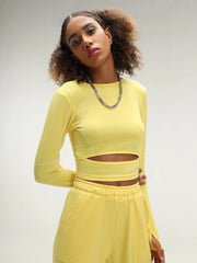 Mexico Yellow Punk Long Sleeve Top CAVA athleisure