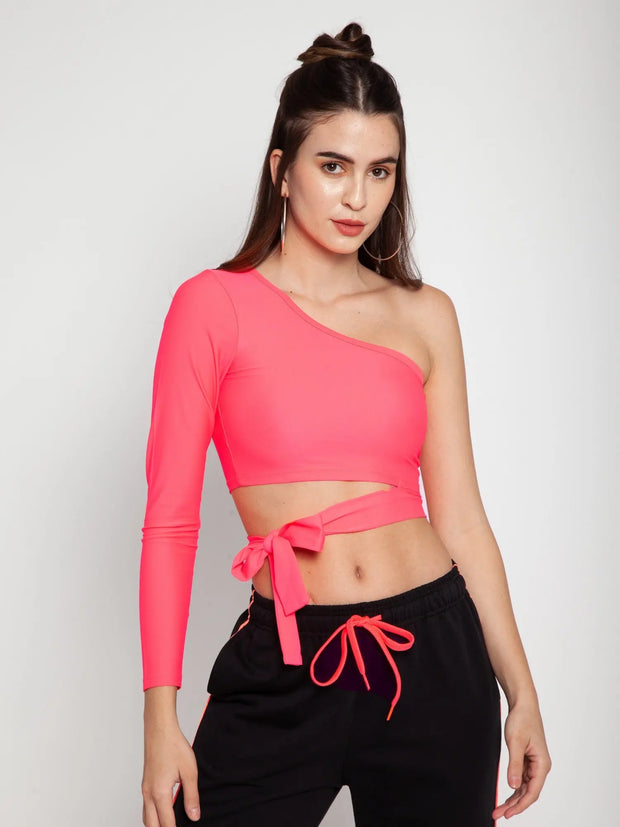 Neon Pink Tie-top CAVA athleisure