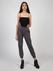 Noir Black Ribbed Bodysuit CAVA athleisure