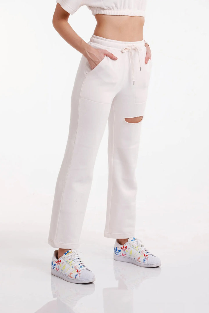 Off-White Straight Leg Joggers CAVA athleisure