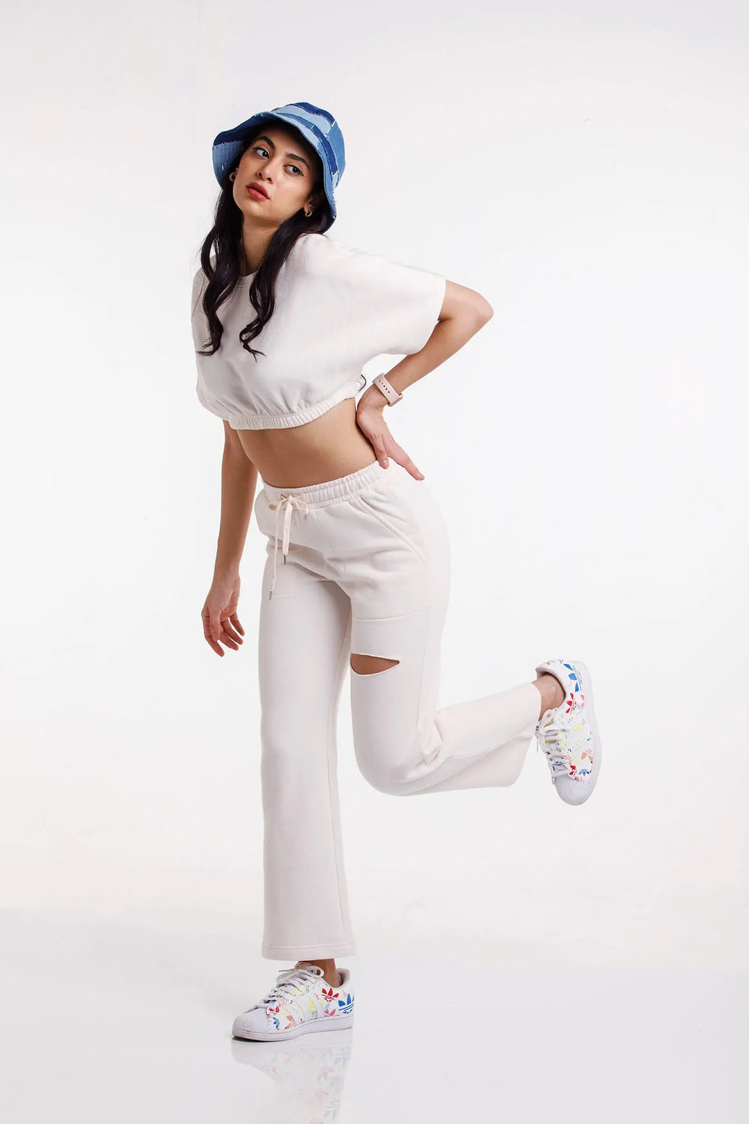 Off-White Straight Leg Joggers CAVA athleisure